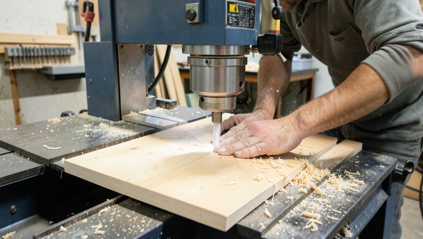 Corte CNC sobre panel